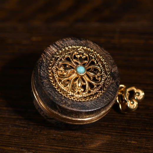 AN1022-18  文莱沉水 18k金香囊 4.88g 商品图0