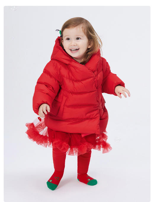 JNBY  22年冬款  经典保暖中长款羽绒服  YMAC10630 商品图1