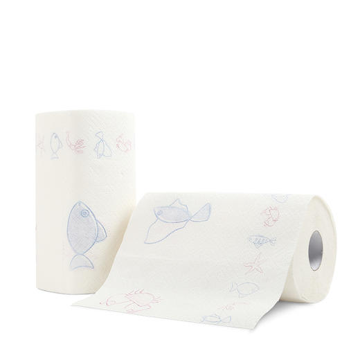 心相印2粒装75节印花厨房纸巾（单提） 商品图1