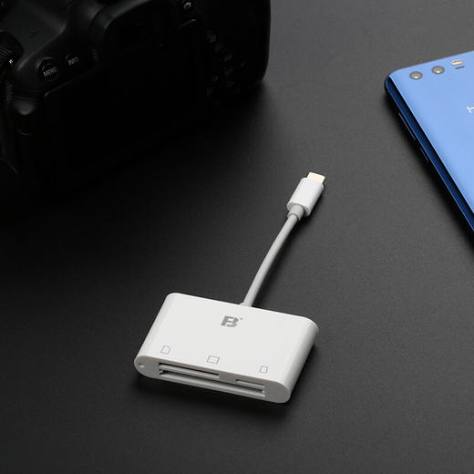 沣标（FB）安卓/苹果手机高速读卡器  SD/TF/CF三合一 商品图6