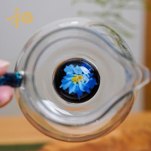 禾器禾器花语·莲韵清悦茶海 高硼硅 玻璃公道杯  满容330ml 商品图4