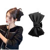 张予馨明星同款黑色双面蝴蝶结抓夹氛围感后脑勺盘发大号鲨鱼夹子头饰 商品缩略图4