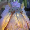 【兔年蓬蓬裙汉服 小公主的童年】玉兔会发光的裙子 灯笼连衣裙古典汉服洛丽塔公主蓬蓬裙 商品缩略图1
