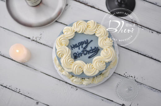 动物性淡奶油系列（首尔系列）英国进口纯动物奶油生日蛋糕0050【加高款】 商品图1