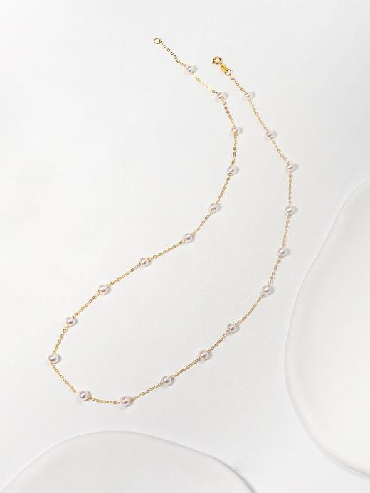 18K金极光淡水满天星珍珠项链 商品图1