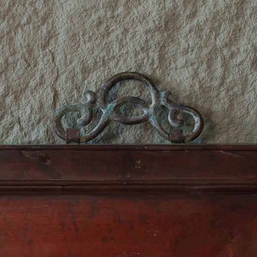 清 红木镶云石挂屏 商品图2