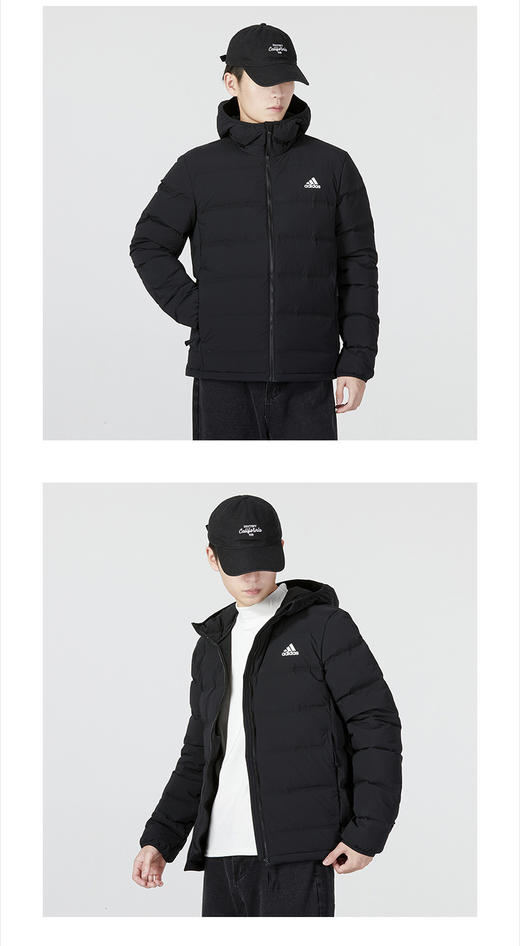 阿迪达斯 （adidas） 羽绒服男装秋冬季防风御寒户外运动服轻薄夹克休闲保暖外套 店长推荐款FT2521 轻薄高蓬松羽绒服  商品图0