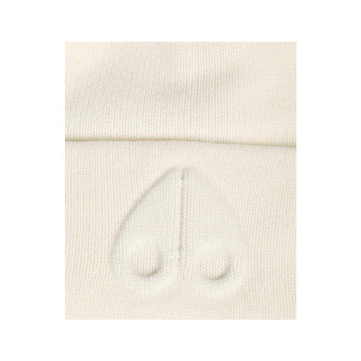 MOOSE KNUCKLES 女士驼鹿指关节徽标刺绣羊毛针织帽 米色 M32LA502 575 商品图2