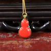 朱砂银镀金葫芦吊坠 商品缩略图4