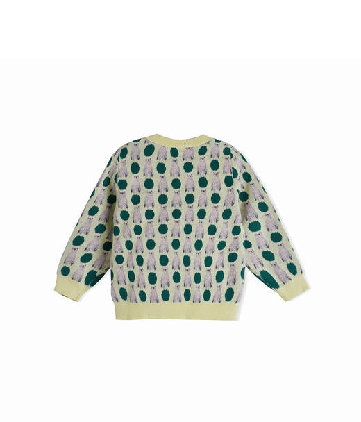 JNBY 22年冬款  小熊印花长袖套头毛衫  YMA310160 商品图3