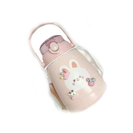 可爱高颜值大肚保温杯学生便捷大容量水壶男女吸管杯子 商品图4