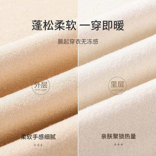 雅黛丽无痕保暖背心女双面磨毛圆领打底上衣马甲秋冬女士吊带内衣 商品图1