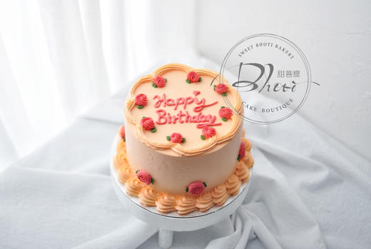 动物性淡奶油系列（首尔系列）英国进口纯动物奶油生日蛋糕0010【加高款】 商品图4