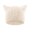 【亲子款 麻花两角毛绒帽】冬季保暖防寒护耳针织羊绒儿童帽子女可爱兔耳朵毛线帽时尚防寒 商品缩略图4