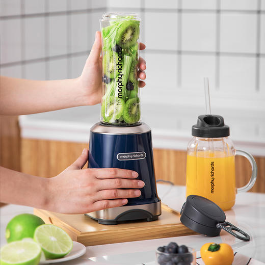 摩飞（Morphyrichards）榨汁机便携式双杯果汁机家用料理搅拌机 MR9500 商品图2