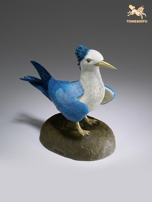 铜师傅 全铜摆件 《铜师傅百鸟集》之黑嘴端凤头燕鸥铜工艺品 办公室客厅桌面家居饰品 商品图3