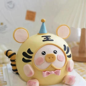 王王lulu猪-翻糖造型蛋糕