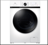 TCL 10公斤 大容量60℃快速洗烘 祛味空气洗 蒸汽除菌 95℃热力除菌滚筒洗烘一体机TG-V100HBA--CQXBL