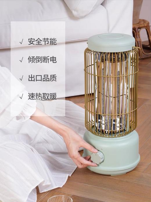 星钻取暖器家用节能电暖炉速热碳纤维小型烤火炉复古鸟笼小太阳电暖器NRK/NRK-02/NRS 商品图3