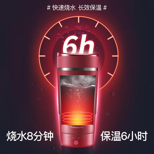【分仓直发包邮】松下（Panasonic）便携式烧水杯NC-K501ASQ 商品图4