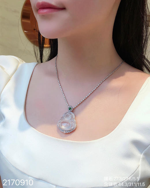 2170910，玻璃佛公吊坠。具体价格微信咨询 商品图4