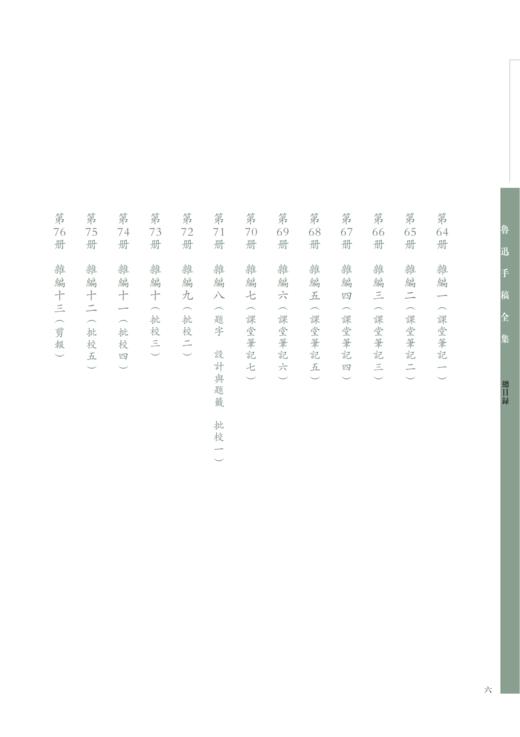 鲁迅手稿全集（全七十八册） 商品图6