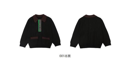 JNBY  22年冬款  翻领套头毛衫  1M9310130 商品图5