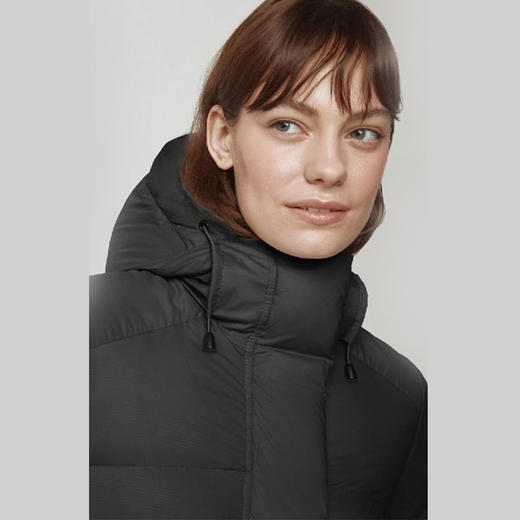 CANADA GOOSE 加拿大鹅 女士拉链连帽羽绒服 黑色 5077LB 61 商品图3