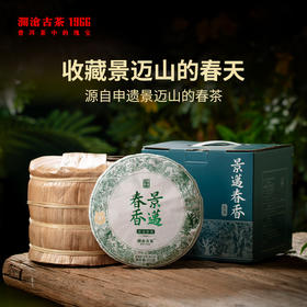 2022年澜沧古茶景迈春香普洱茶生茶笋壳装357g*7