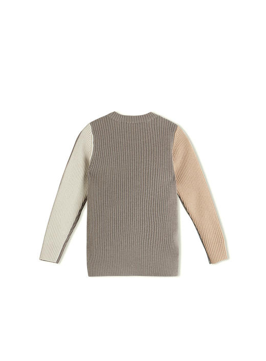 JNBY 22年冬款   撞色款轻柔长袖套头羊绒衫  YMA310170 商品图8