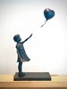Banksy the girl with heart balloon- 全黑 商品缩略图3