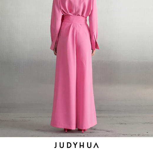 JUDYHUA 系带高腰设计款长裤 商品图2
