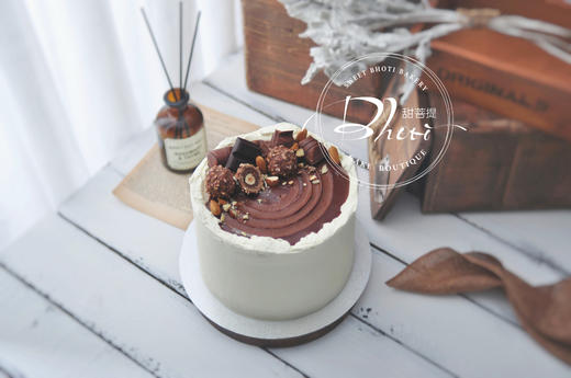 动物性淡奶油系列（浓郁黑巧）英国进口纯动物奶油生日蛋糕0200【加高款】 商品图4