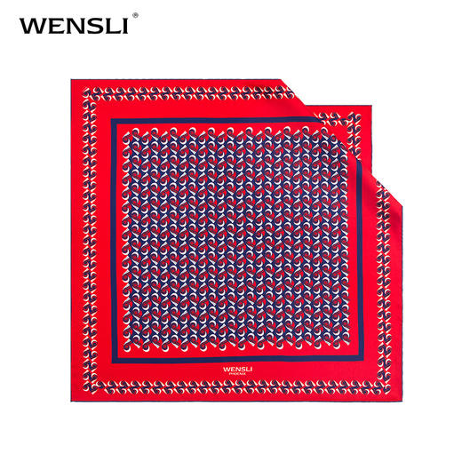 Wensli双面印花中方巾-挚爱 商品图4