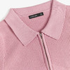 西遇POLO领针织衫女早新款甜美辣妹粉色短款毛衣上衣D1621345 商品缩略图5