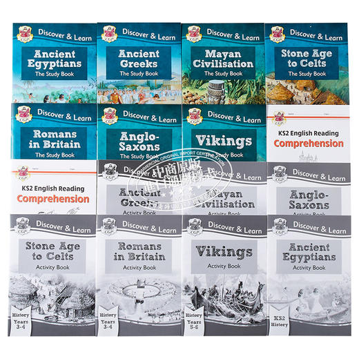 CGP儿童教辅 探索与学习历史系列 全套14册 含练习 KS2 Discover & Learn History:Complete 14 Book 7-10岁 商品图2