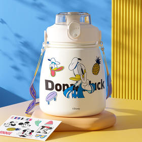 GERM 迪士尼米奇系列大肚保温杯吸管水杯1000ml[福利品]