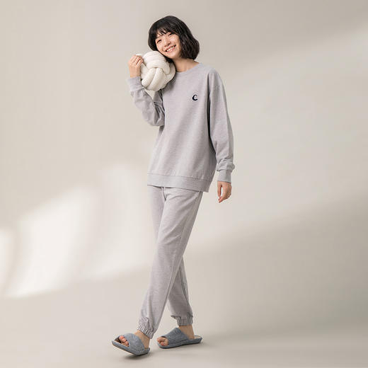 【门店同款】康妮雅睡衣家居服 女式长袖长裤套头套装 商品图4