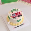 消防车手绘蛋糕-低糖处理无添加 商品缩略图0