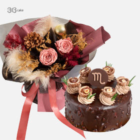 天蝎座.奶油蛋糕，可选1.5/2.5磅