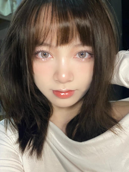 Boompop旗下｜Niki Brown蜜桃透棕&奶油雾灰Niki Gray 日抛｜14.1mm实际着色中等直径 商品图6