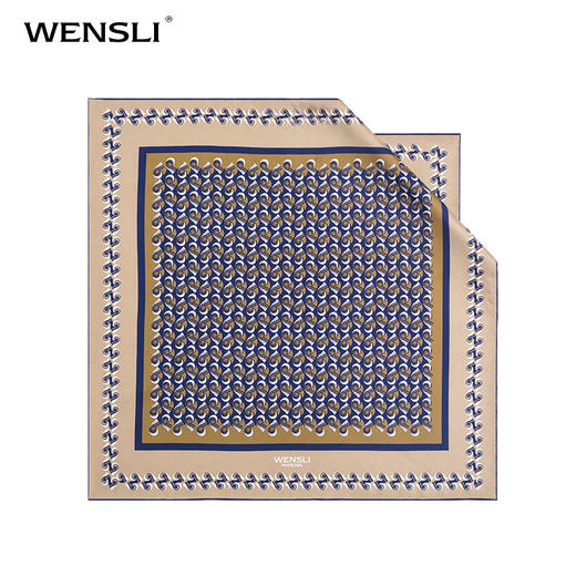 Wensli双面印花中方巾-挚爱 商品图3