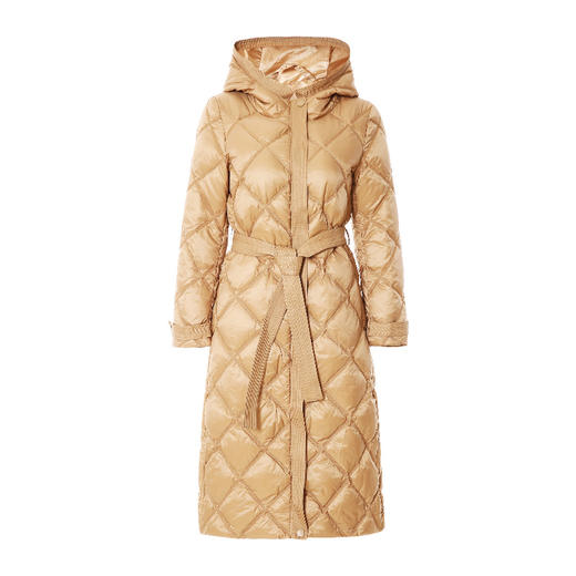 EITIE爱特爱冬季新款白鸭绒连帽女中长款羽绒服6811509 商品图6