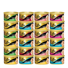 sheba希宝猫罐头湿粮 进口白肉发腮增肥海鲜鱼宠物猫咪零食罐头