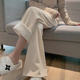 【2022年新款时尚运动卫裤】LISIVIN秋冬丝绒拿铁奶油裤 轻松拉长腿部比例，显高显瘦，不挑身材！薄款和加绒款可选