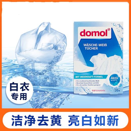 【中欧班列精选3盒】德国防串防染色洗衣片 原装进口ROSSMANN/Domol 衣物吸色片防串防染色褪色20/24片/盒 商品图8