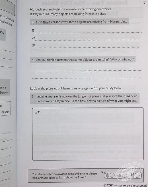 CGP儿童教辅 探索与学习历史系列 全套14册 含练习 KS2 Discover & Learn History:Complete 14 Book 7-10岁 商品图8