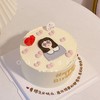 女生手绘蛋糕-低糖处理无添加 商品缩略图1