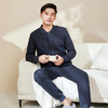 【门店同款】康妮雅睡衣家居服 男式长袖长裤开襟套装  
 厚款 商品缩略图3