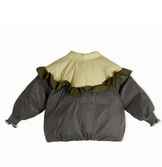 JNBY  22年冬款  喇叭花包边设计 短款羽绒服  YMAC10590 商品图3